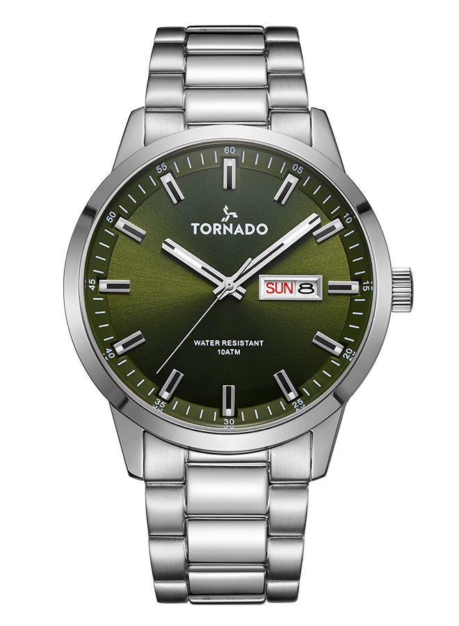 Military Green + Silver
