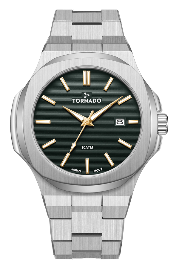 Tornado AURORA EON Men's Analog Jungle Green Dial Watch - T21001-SBSHG