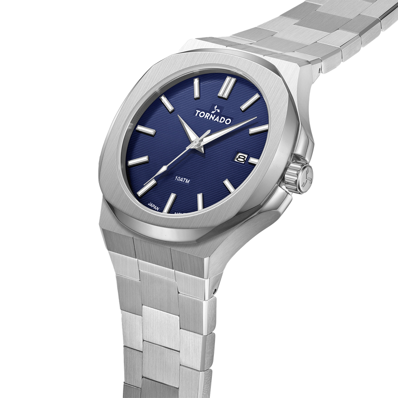 Blue + Silver
