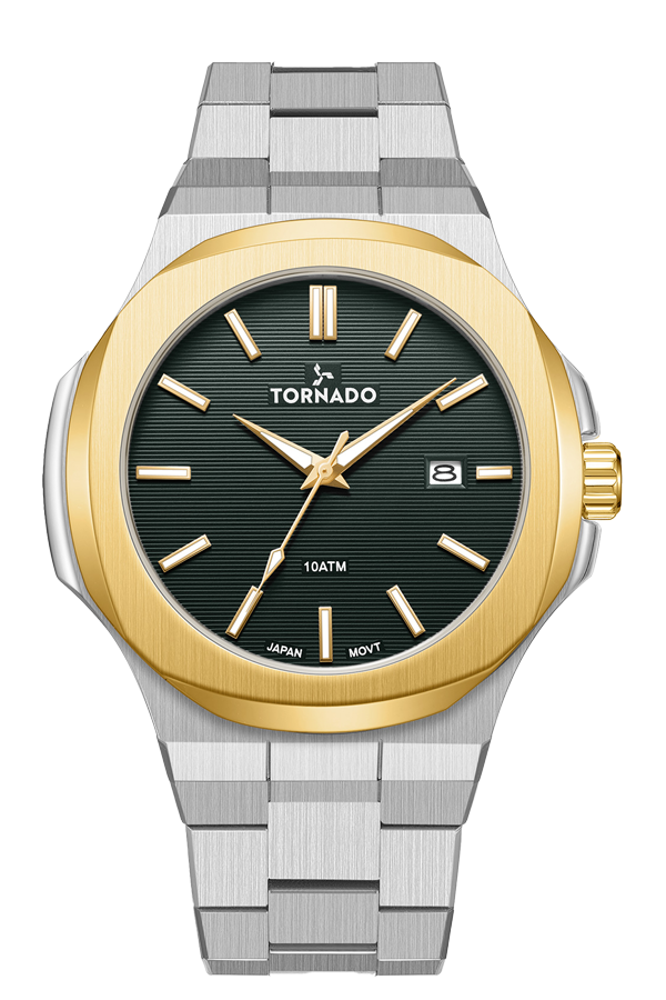 Tornado AURORA EON Men's Analog Jungle Green Dial Watch - T21001-TBSHG