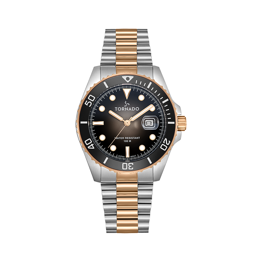 LUMINA Analog Silver Rose Gold