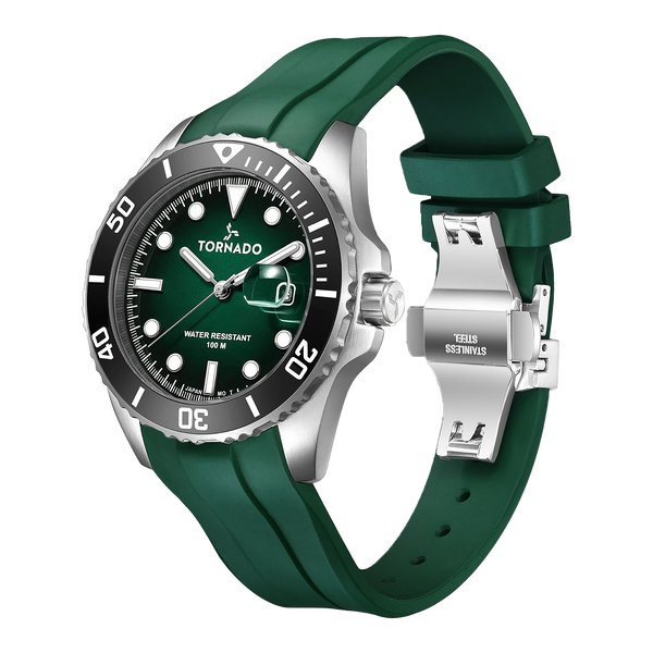 LUMINA Analog Silver Green