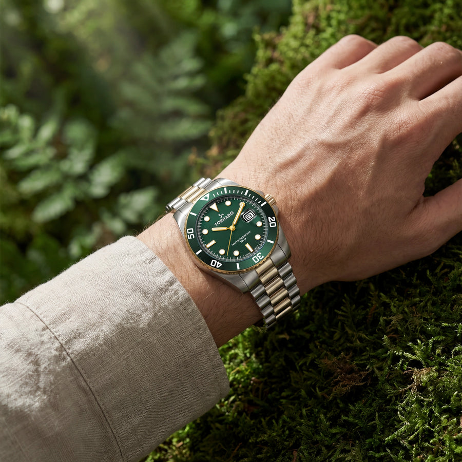 LUMINA Analog Silver Gold