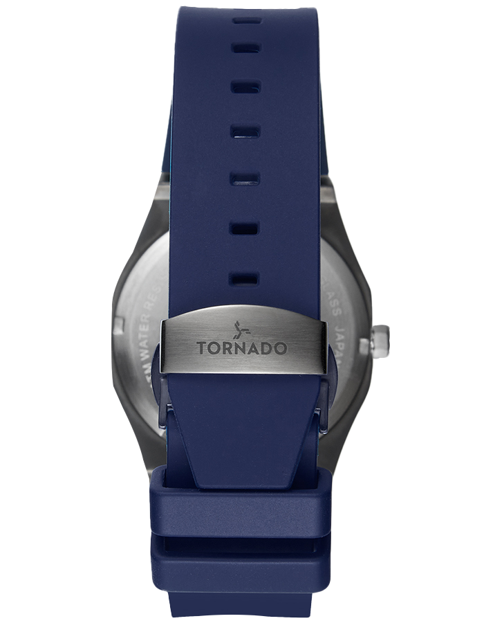 Buy SPECTRA Analog Silicon Watch Navy Blue Gun Metal Online Watch india Tornado watches Tornado Store