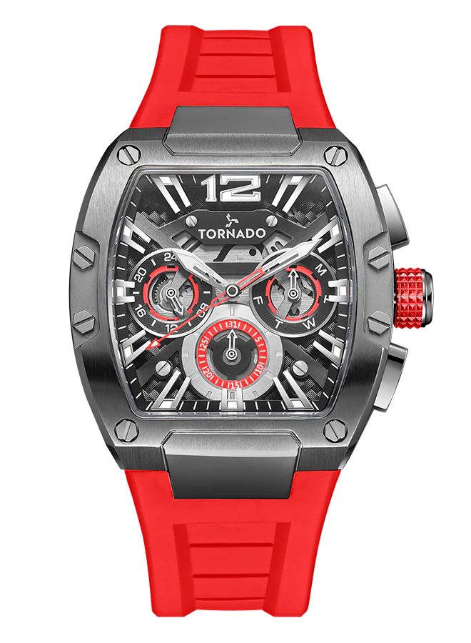 Red + Grey