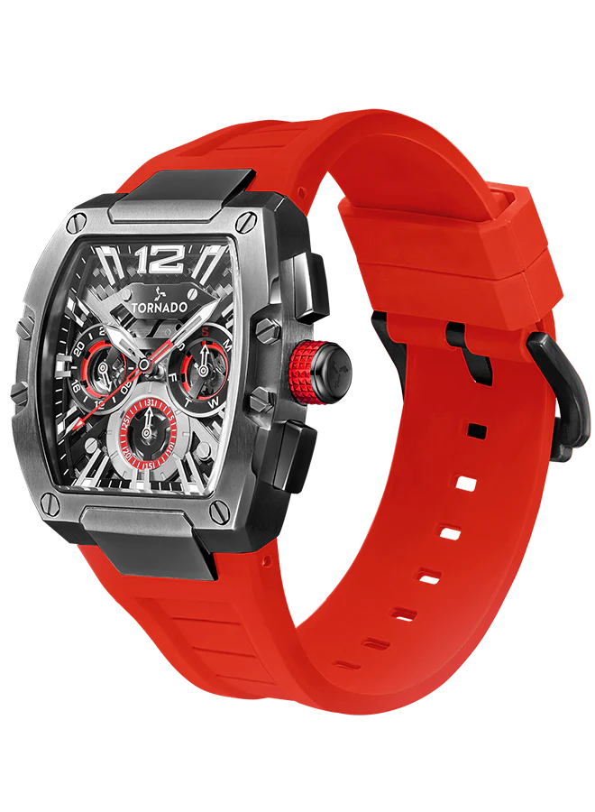 Red + Grey