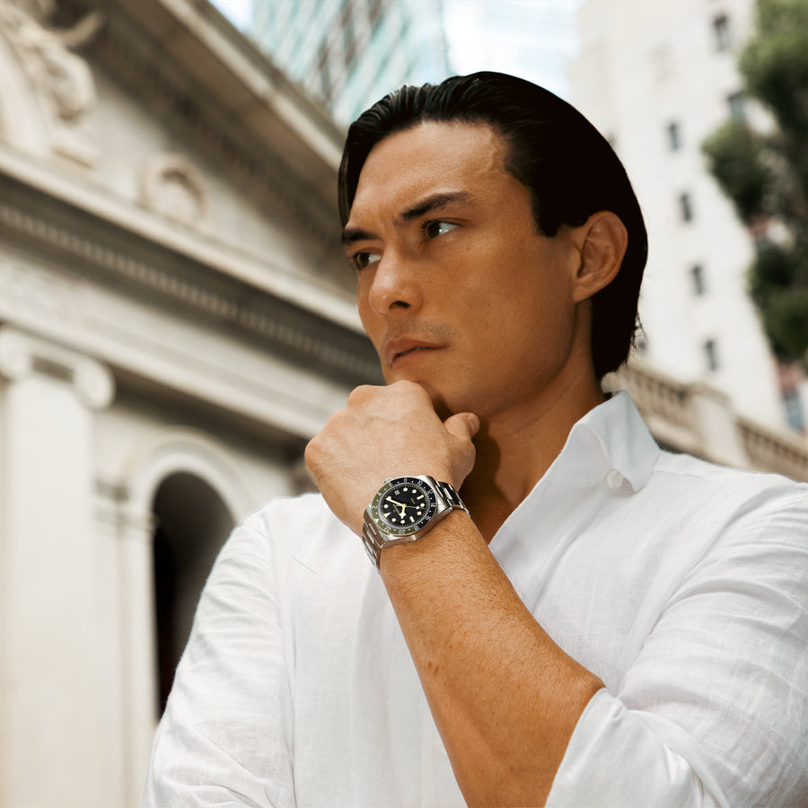 LUMINA DATE JUST Analog Black