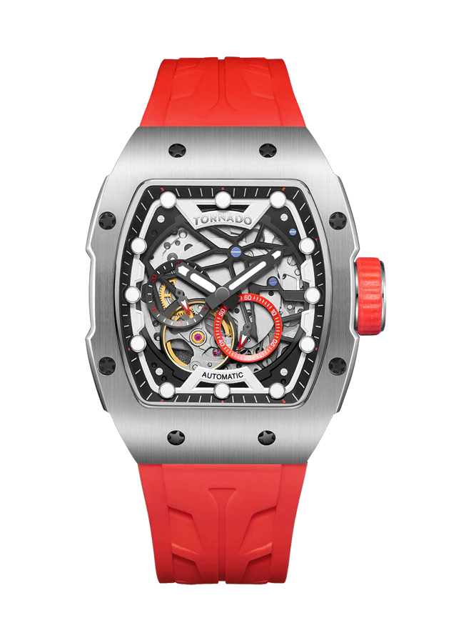 Silver + Red