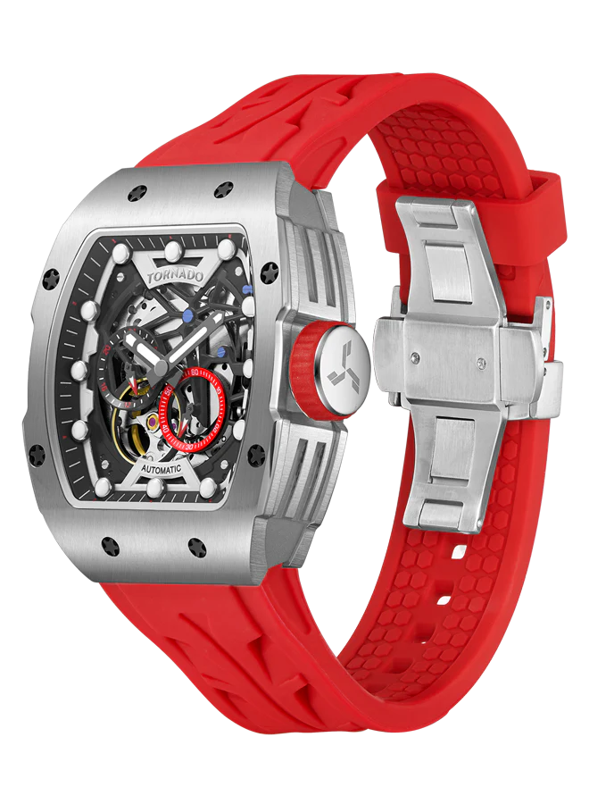 Silver + Red