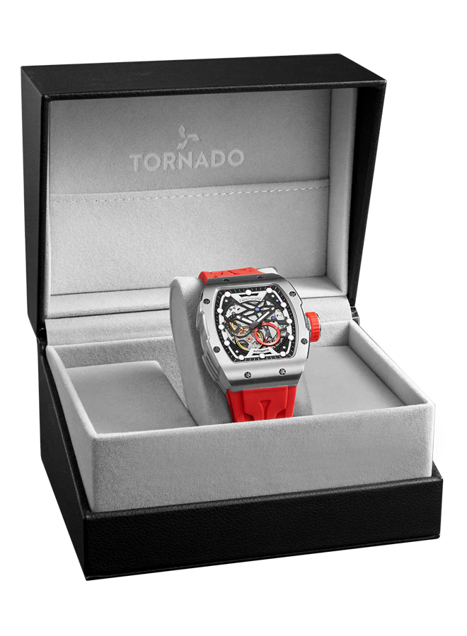 Silver + Red