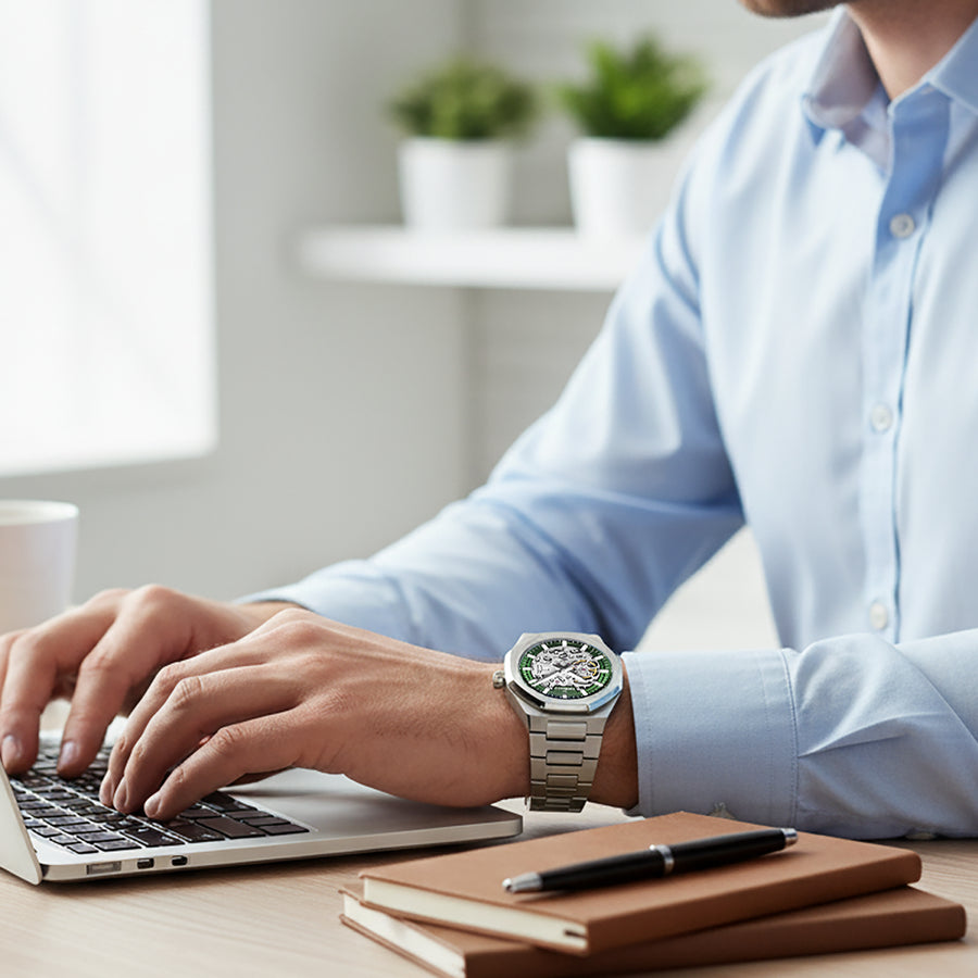 AUTONOVA Automatic Silver Green