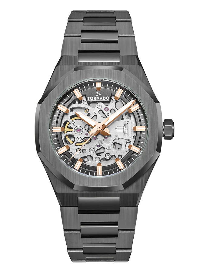 Grey + Gun Metal