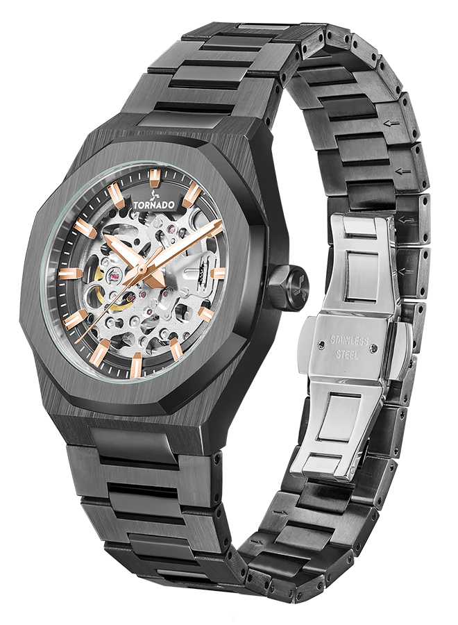 Grey + Gun Metal