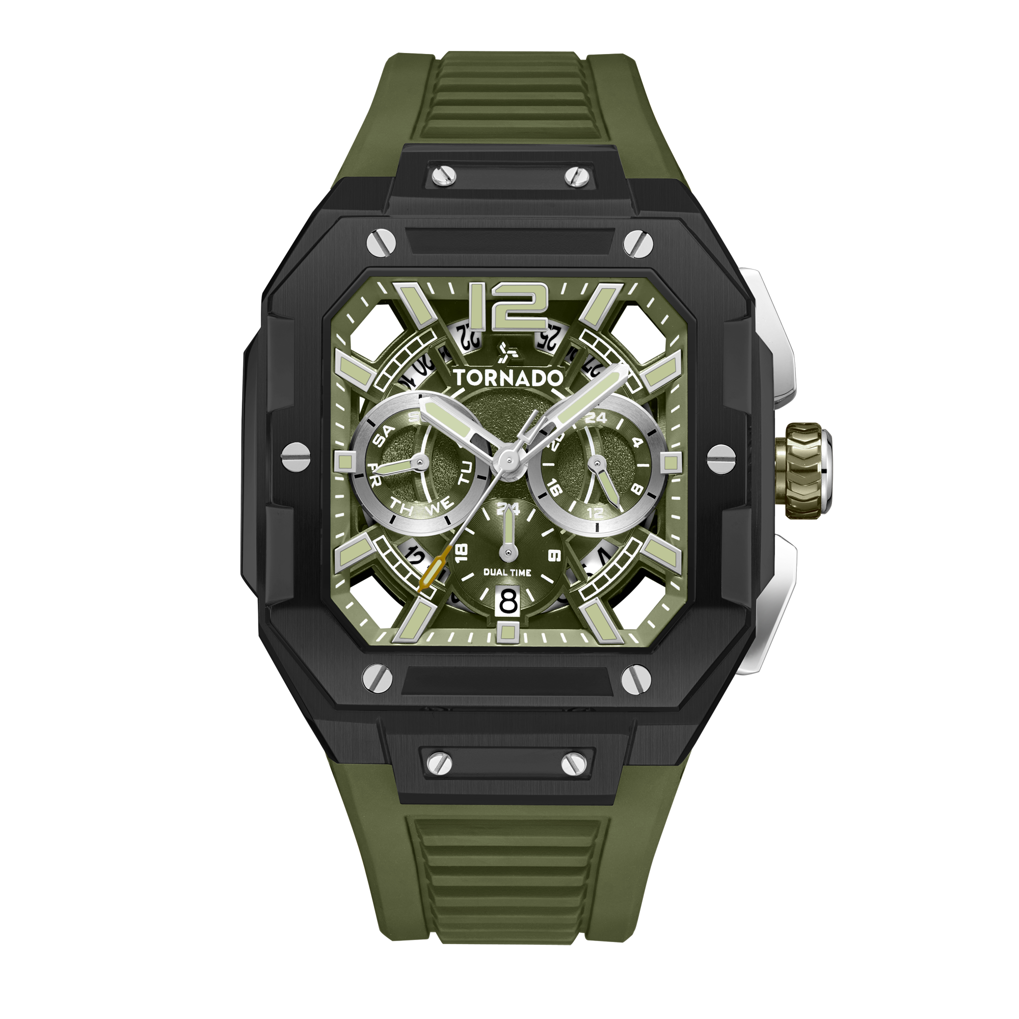 XENITH CURVE Multi-Function Watch in Green