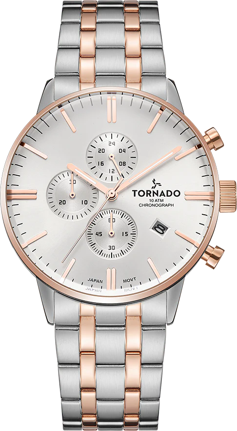 Silver + Rose Gold