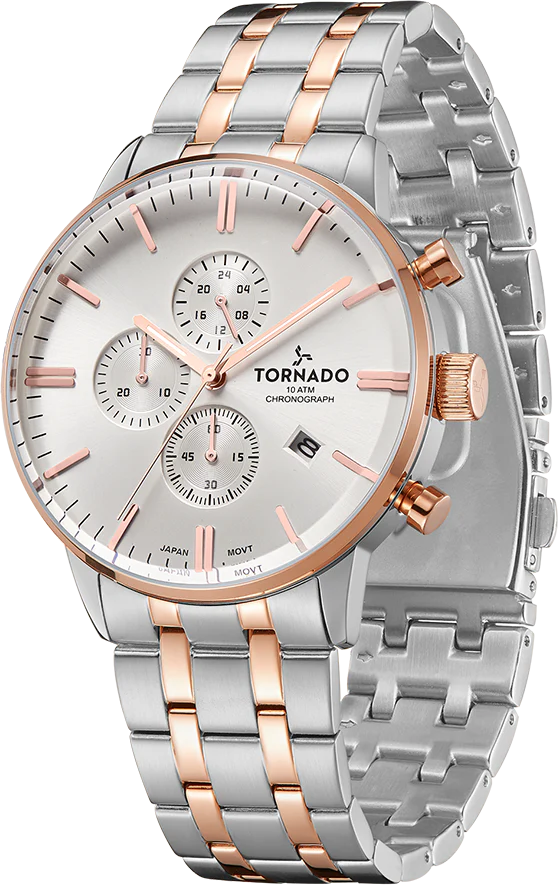 Silver + Rose Gold