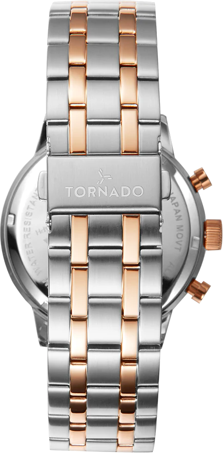 Silver + Rose Gold