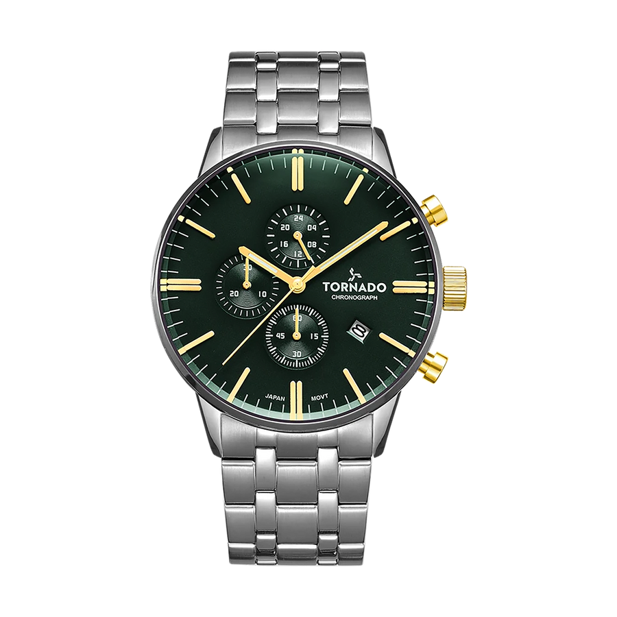 CELESTIA ELITE Chronograph Silver Green