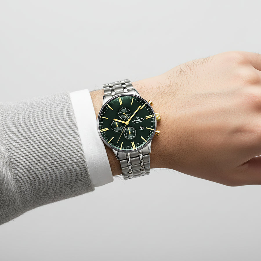 CELESTIA ELITE Chronograph Silver Green