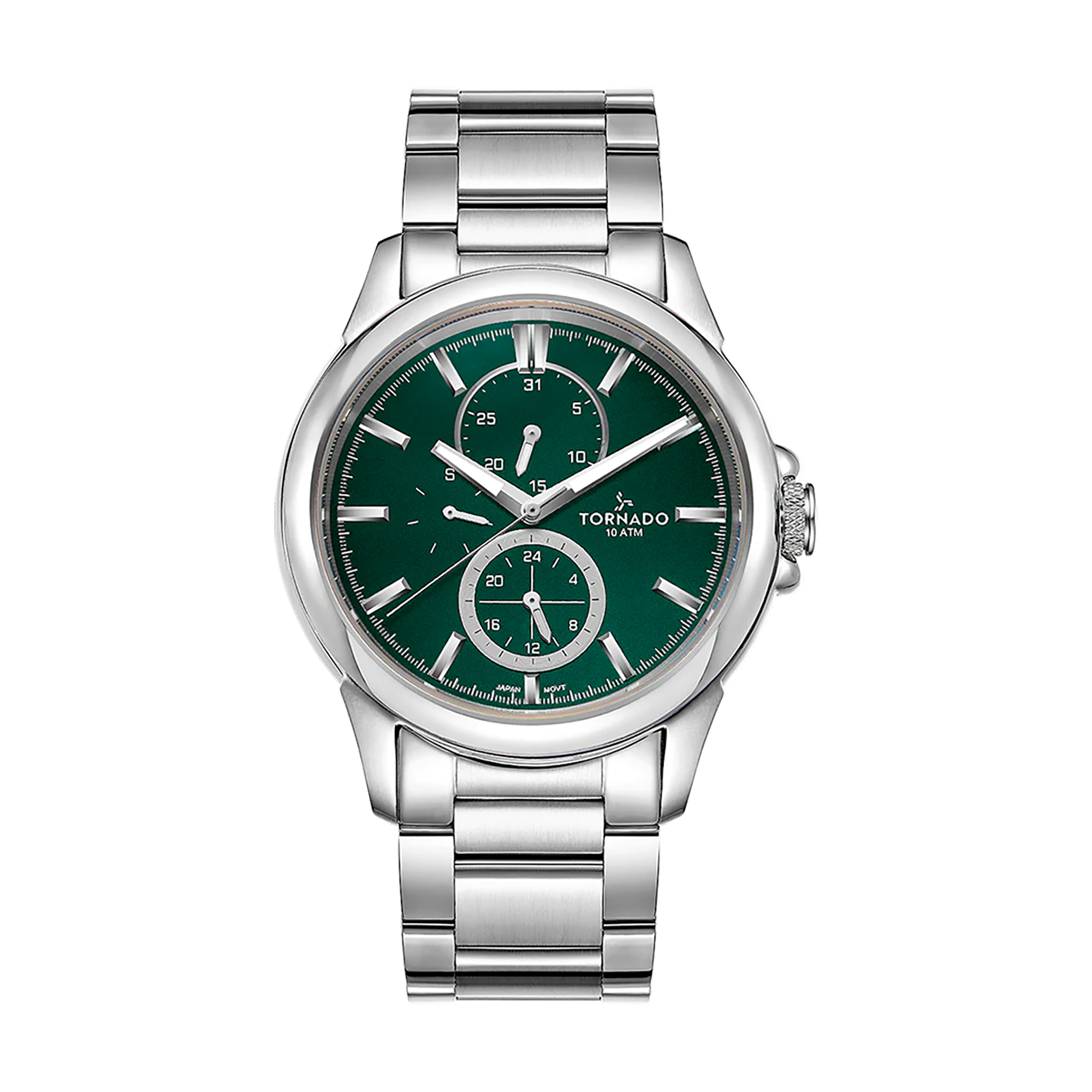 Shop Tornado Watch for Men US, CELESTIA ELITE Multi Function Green ...
