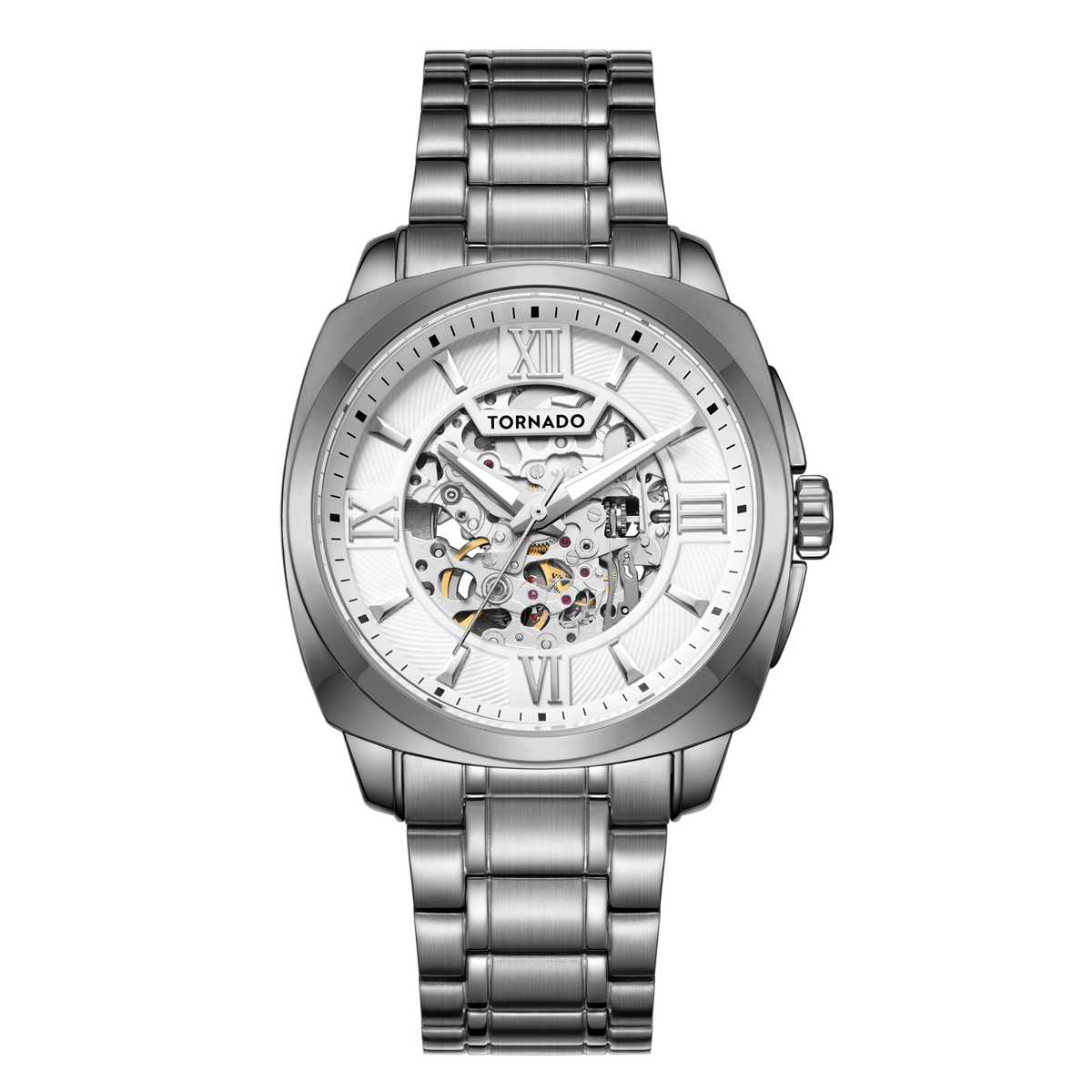 AUTONOVA Automatic Gun Metal Bracelet