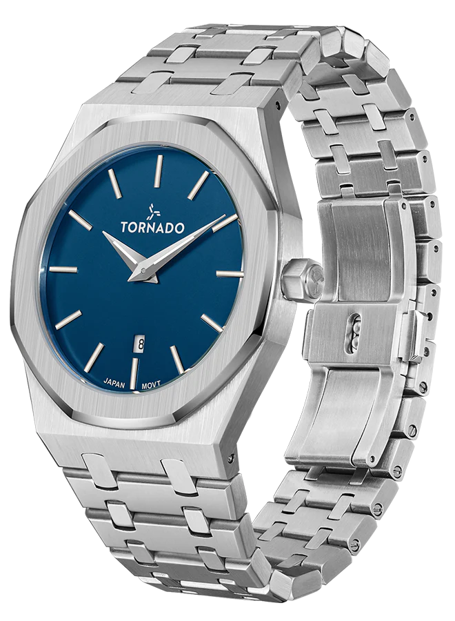 Blue + Silver