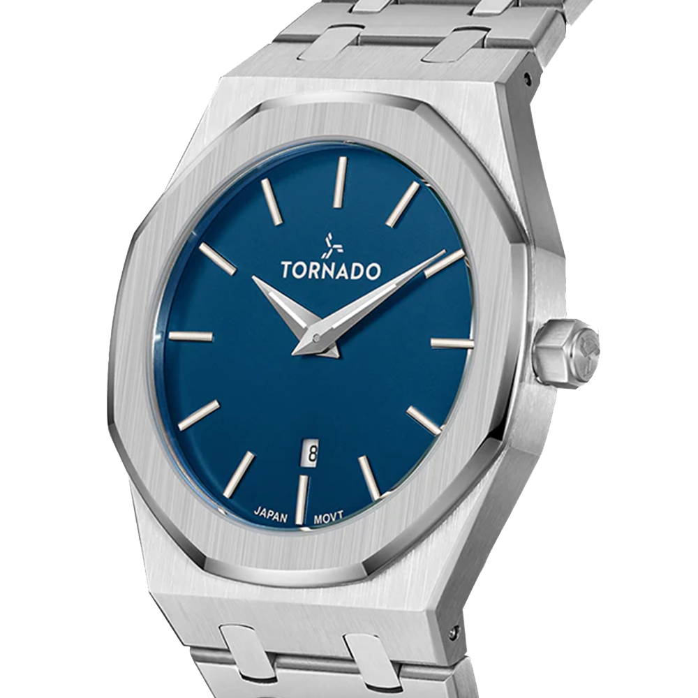 Blue + Silver