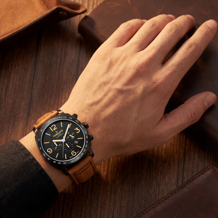 LUMINA CHRONOSPHERE Chronograph Brown Black