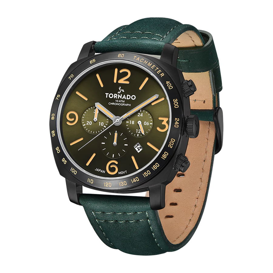 LUMINA CHRONOSPHERE Chronograph Green Black