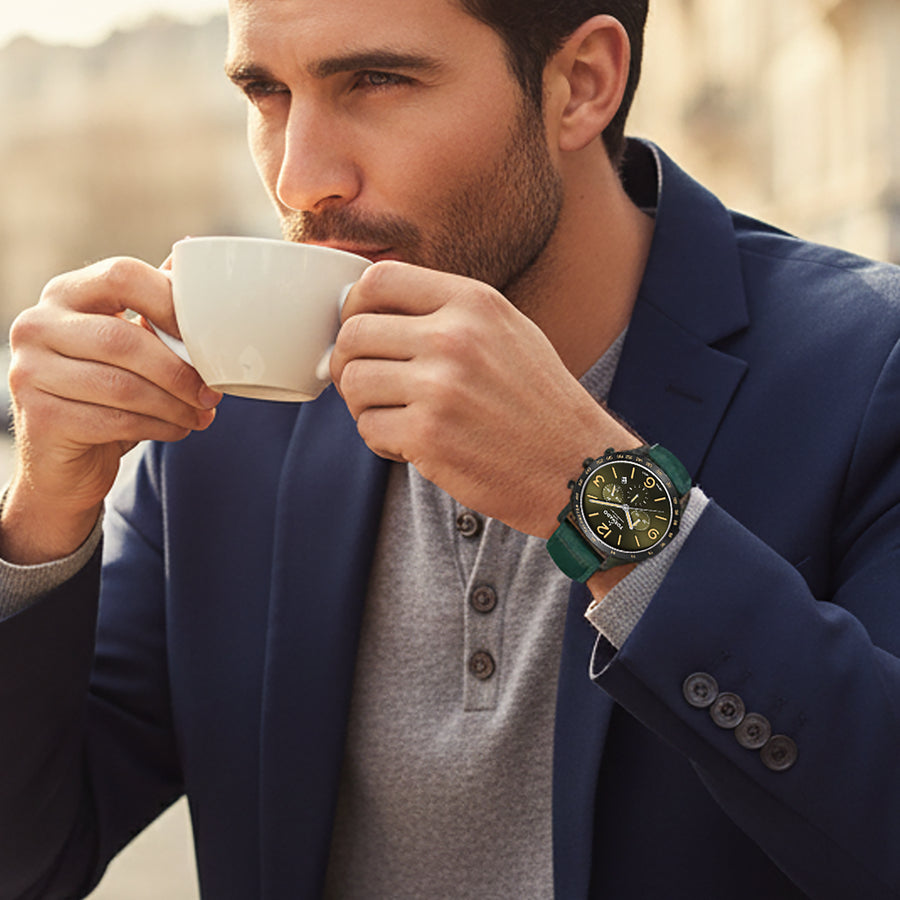 LUMINA CHRONOSPHERE Chronograph Green Black