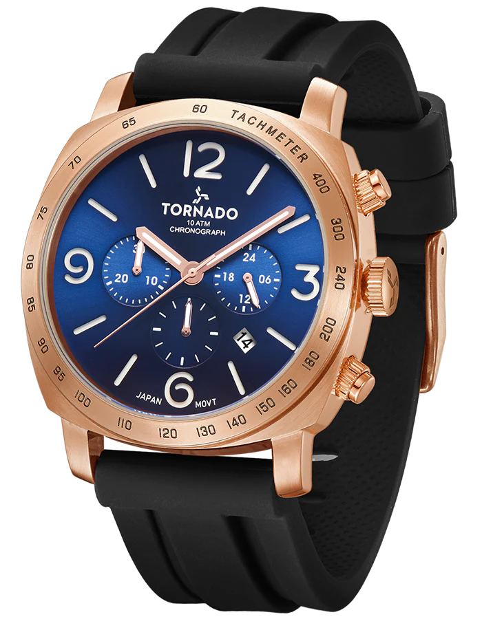 Rose Gold + Black