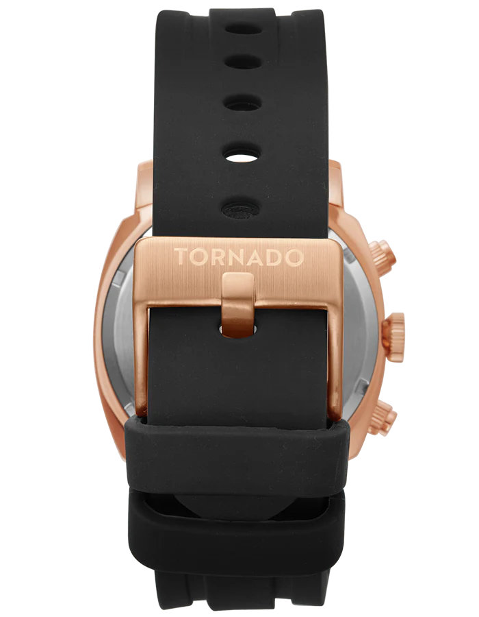 Rose Gold + Black