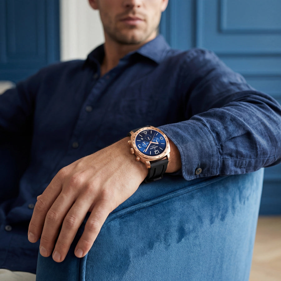 LUMINA CHRONOSPHERE Chronograph Rose Gold