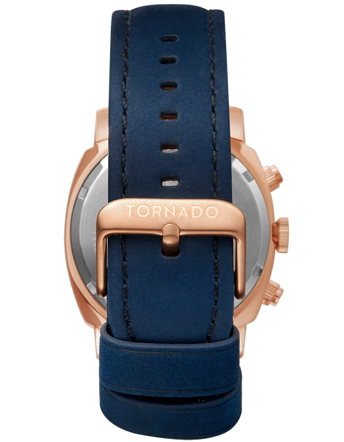 Rose Gold + Blue