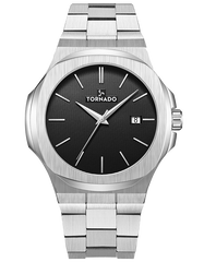 CLASSIC Analog Watch - Black Silver