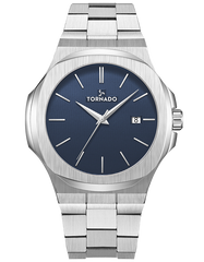 CLASSIC Analog Watch - Blue Silver