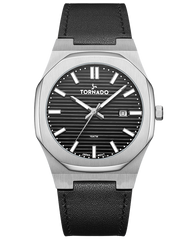 SPECTRA Analog Silicon Watch - Black Silver