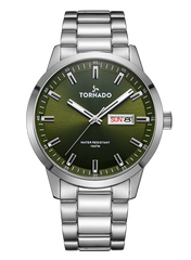 SPECTRA Analog  Watch - Military Green Silver