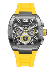 XENITH Multi Function Watch - Yellow Grey