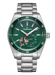 AUTONOVA Automatic Watch - Green Silver