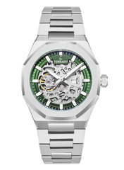 AUTONOVA Automatic Watch - Olive Green Silver