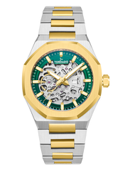 AUTONOVA Automatic Watch - Olive Green TT Gold