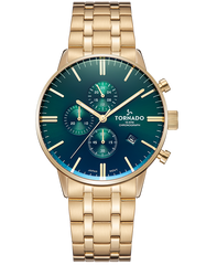 CLASSIC Chronograph Watch - Green Gold