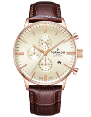 CLASSIC Chronograph Watch - Ivory Rose Gold