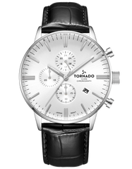 CLASSIC Chronograph Watch - White Silver