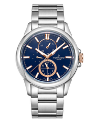CLASSIC Multi Function Watch - Blue Silver