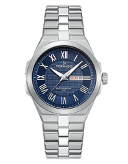 CLASSIC Analog Watch - Navy Blue Silver
