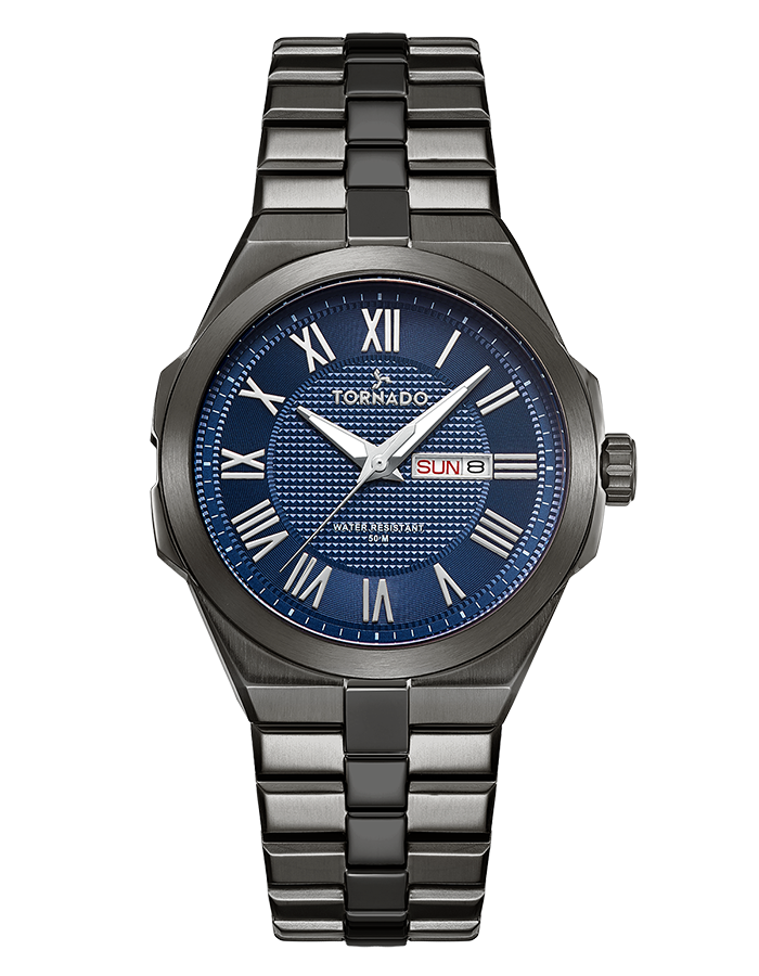 Color_Navy Blue + Gun Metal